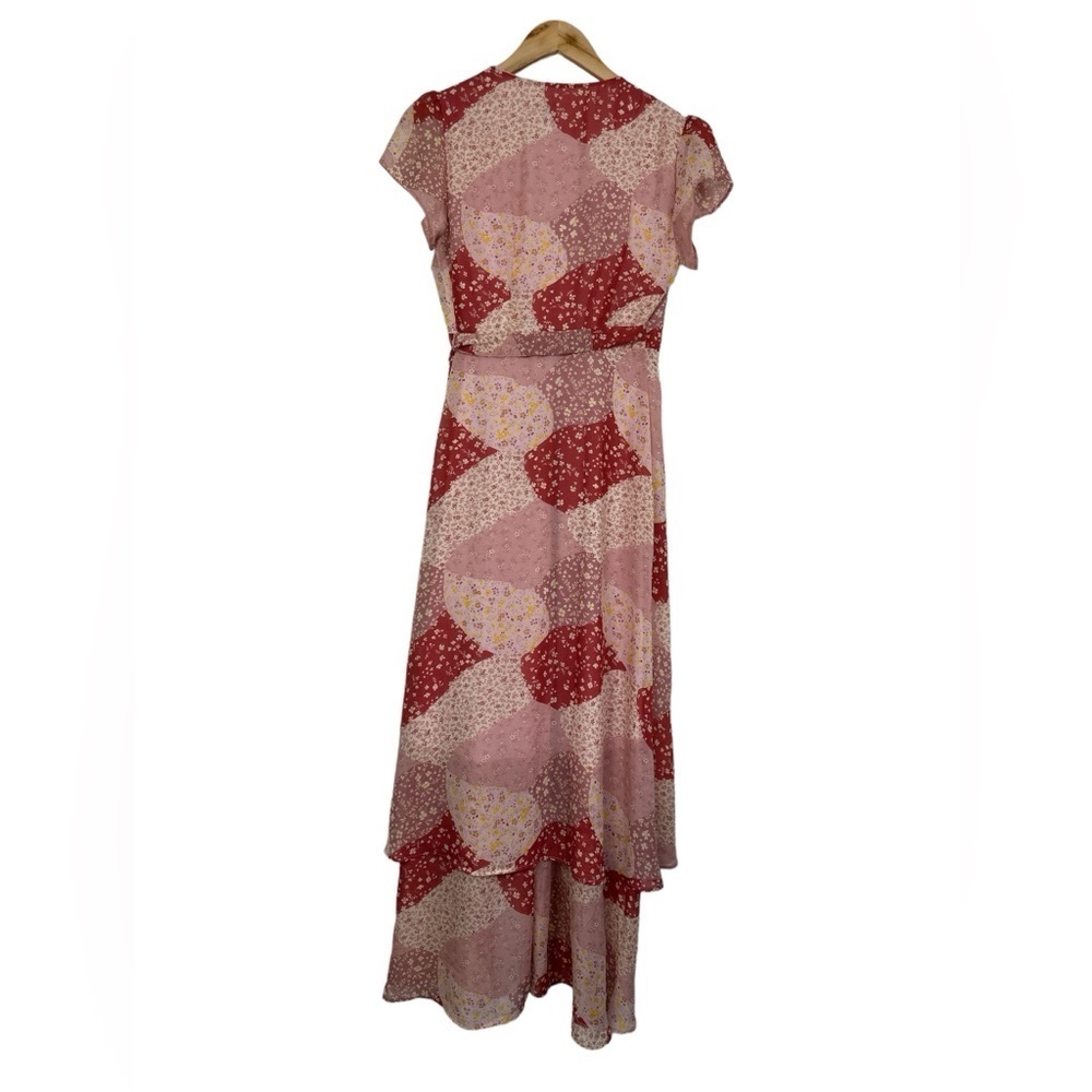 Francesca's Blue Rain Madonna Patchwork Floral Hi… - image 5